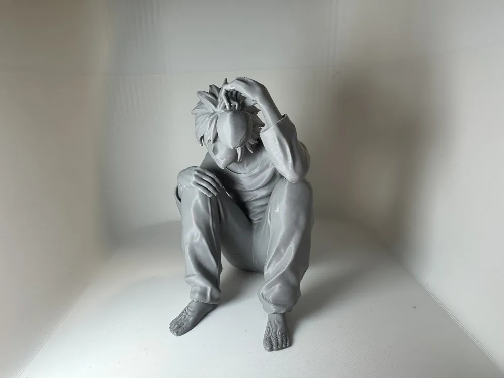 L Death Note Noodle Stopper Figure, photo 4 of 4 - L Death Note Noodle Stopper Figure Miniatures
