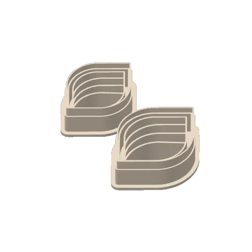Leaf polyper clay cutters Jewelry-making tools, photo 3 of 3 - Leaf polyper clay cutters Jewelry-making tools Art & Craft Supplies
