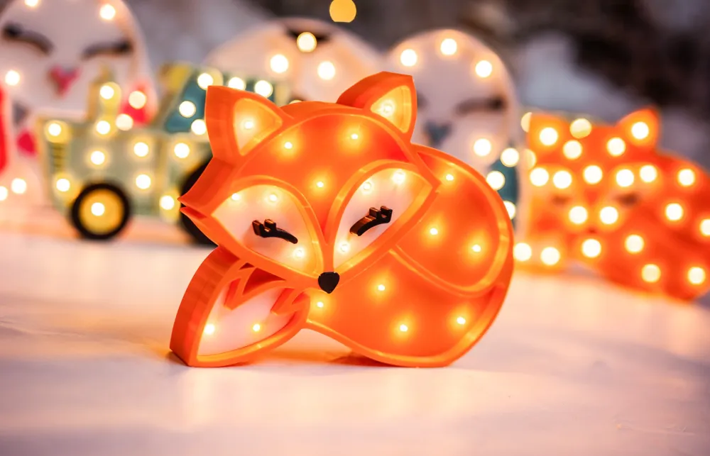 LED lamp in the shape of a Fox, photo 3 of 4 - LED lamp in the shape of a Fox Household