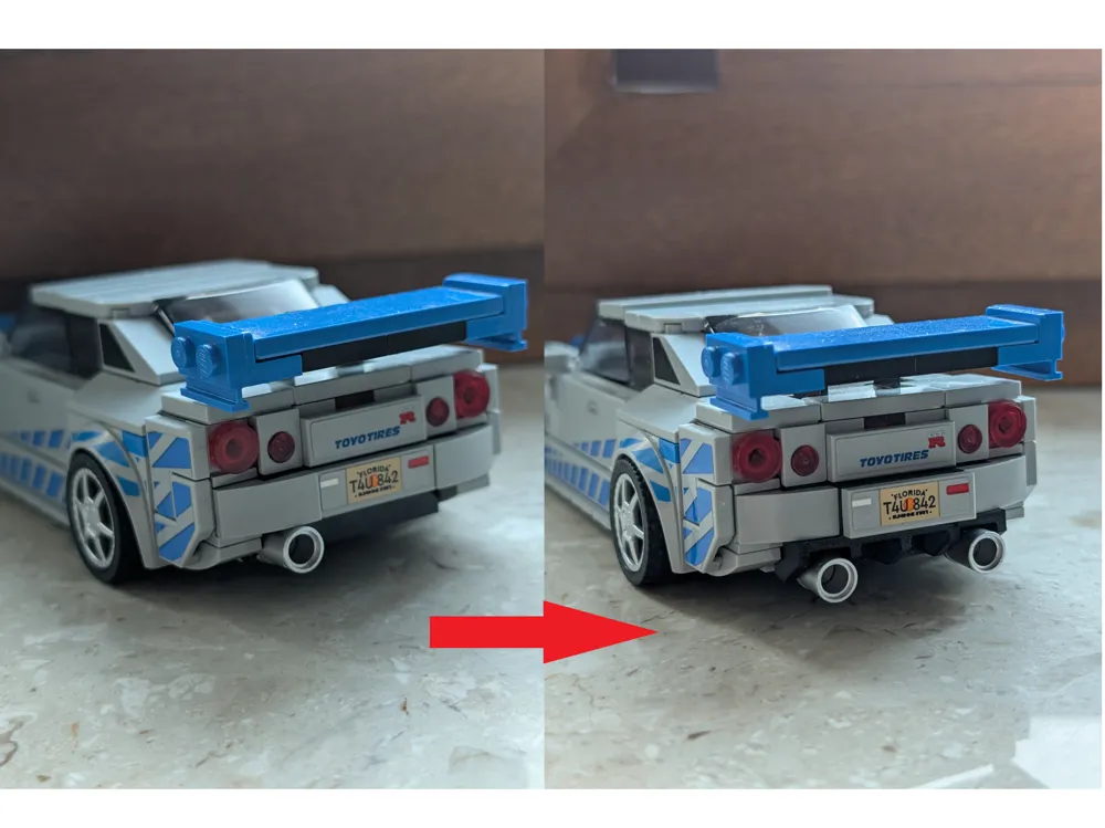 LEG0 Champions Nissan Skyline Diffuser