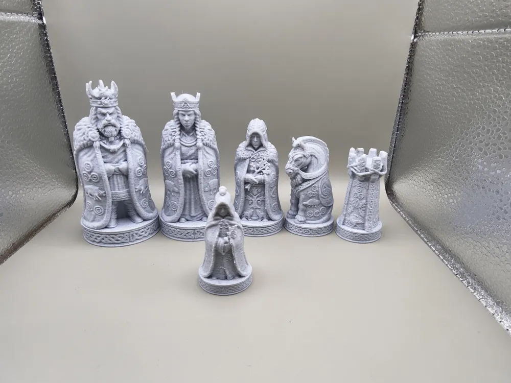 Legacy of the Gauls Celtic Chess Set, photo 2 of 4 - Legacy of the Gauls Celtic Chess Set Board Games & Tabletop