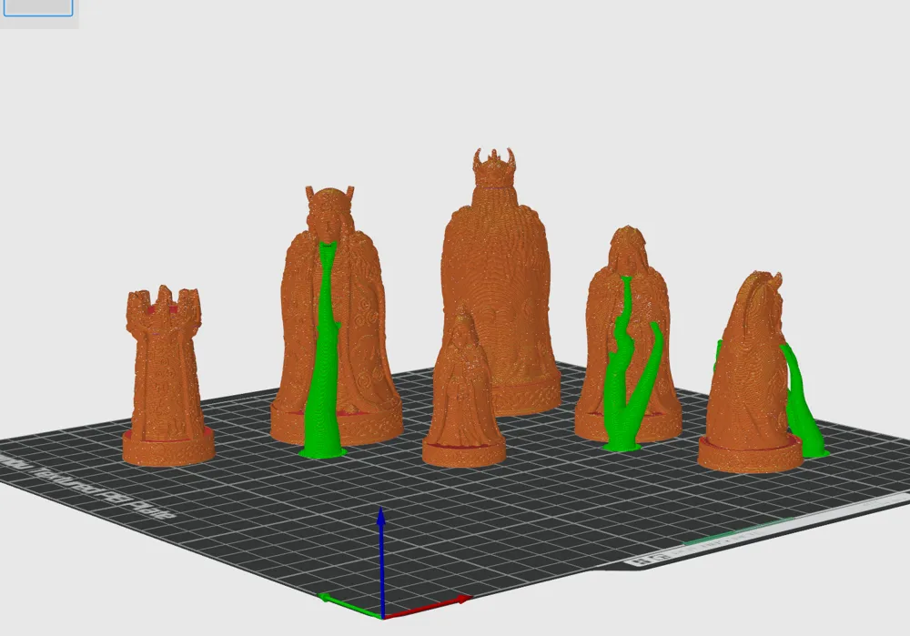 Legacy of the Gauls Celtic Chess Set, photo 3 of 4 - Legacy of the Gauls Celtic Chess Set Board Games & Tabletop