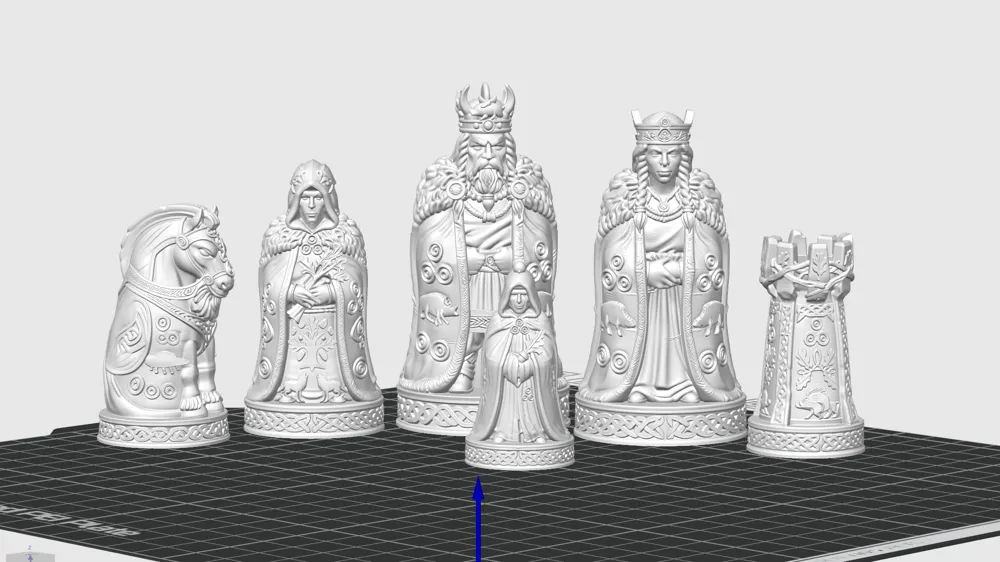 Legacy of the Gauls Celtic Chess Set, photo 4 of 4 - Legacy of the Gauls Celtic Chess Set Board Games & Tabletop