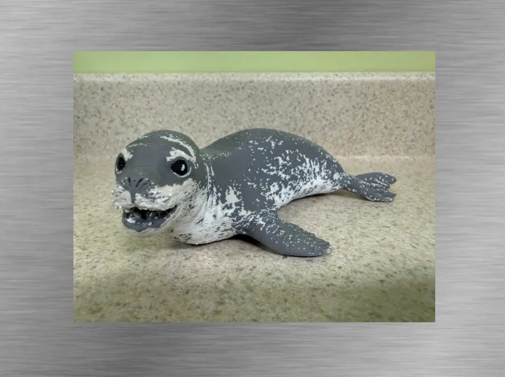 Leopard Seal-Ultra-realistic Figure, photo 2 of 4 - Leopard Seal-Ultra-realistic Figure Figurines & Collectibles