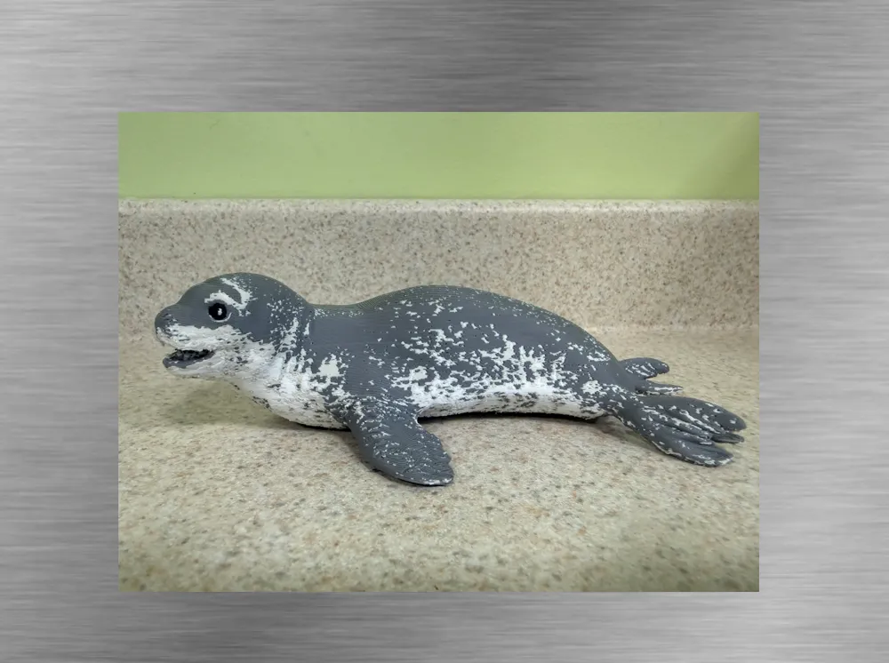 Leopard Seal-Ultra-realistic Figure, photo 3 of 4 - Leopard Seal-Ultra-realistic Figure Figurines & Collectibles