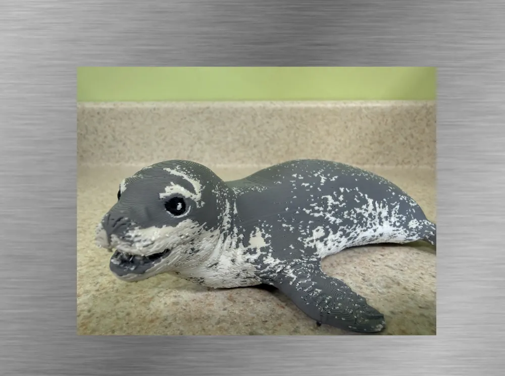 Leopard Seal-Ultra-realistic Figure, photo 4 of 4 - Leopard Seal-Ultra-realistic Figure Figurines & Collectibles