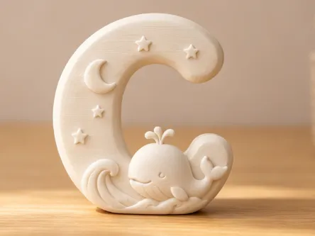 Letter ornament C - Room Decor & Aesthetic Pieces, in stock in India