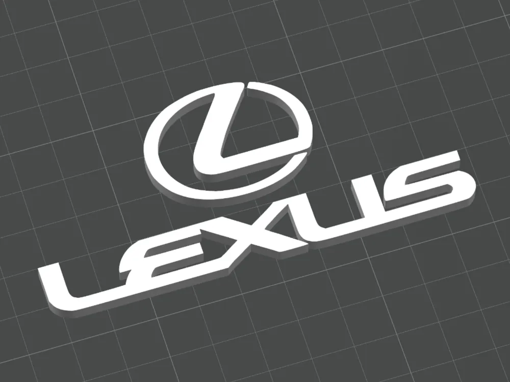Lexus Logo with Text - Custom