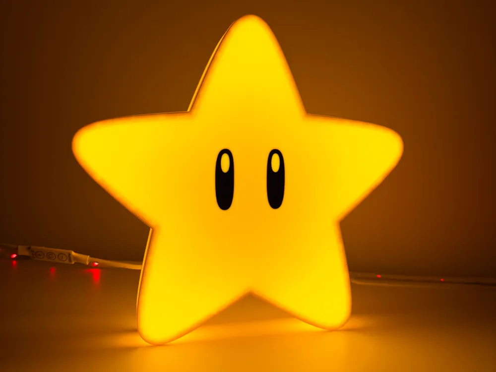 Lightbox Super Mario Star