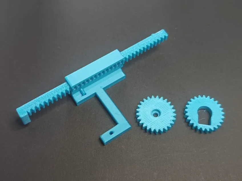 Lineair servo actuator (horizontal), another view - Robot Kits & Robotic Arms, Models, RC & Drones