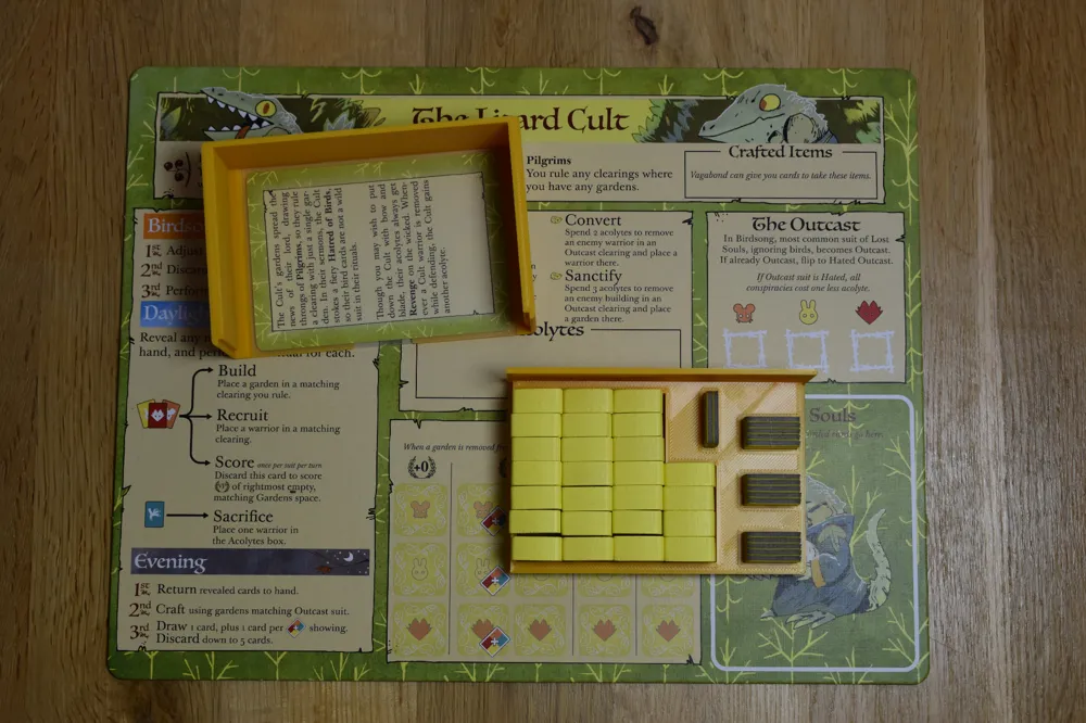 Lizard Cult Insert (RBGS), photo 3 of 4 - Lizard Cult Insert (RBGS) Toys & Games