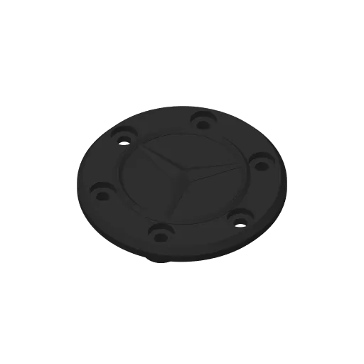 Logitech g29 Center Cap Mercedes Logo, another view - Car Badges & Emblems, Car & Vehicle
