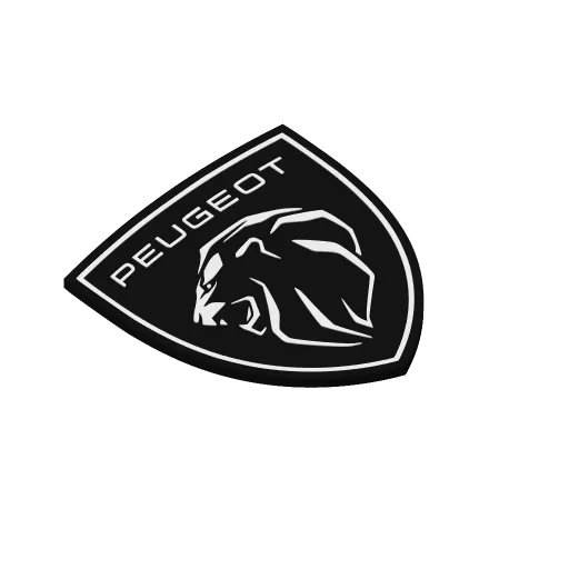 Logo Peugeot (French car brand), another view - Car Badges & Emblems, vehicle