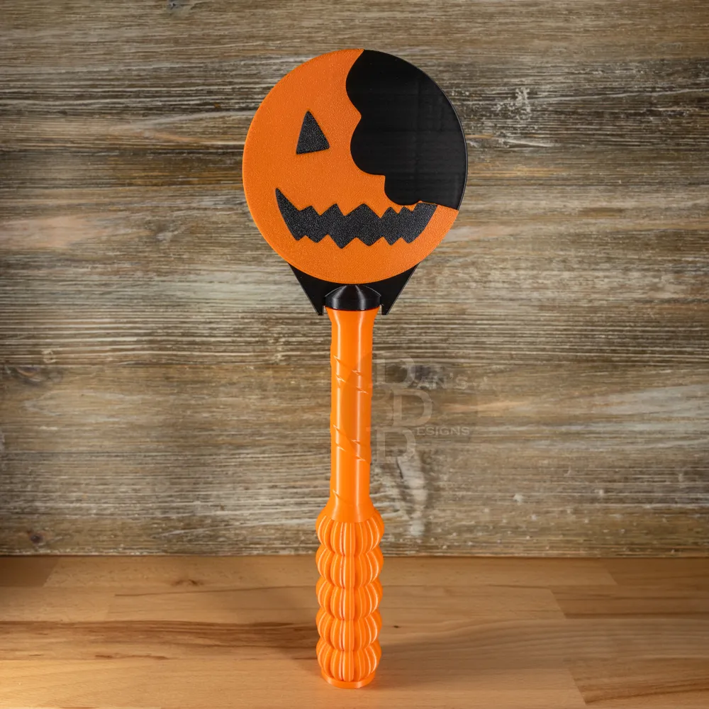 Lollipop Pumpkin Tap to Pay Wand, photo 3 of 4 - Lollipop Pumpkin Tap to Pay Wand Props & Cosplay