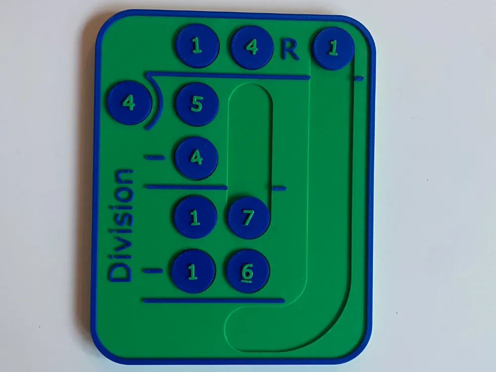 Long Division Work Board - Mathematics, in stock in India