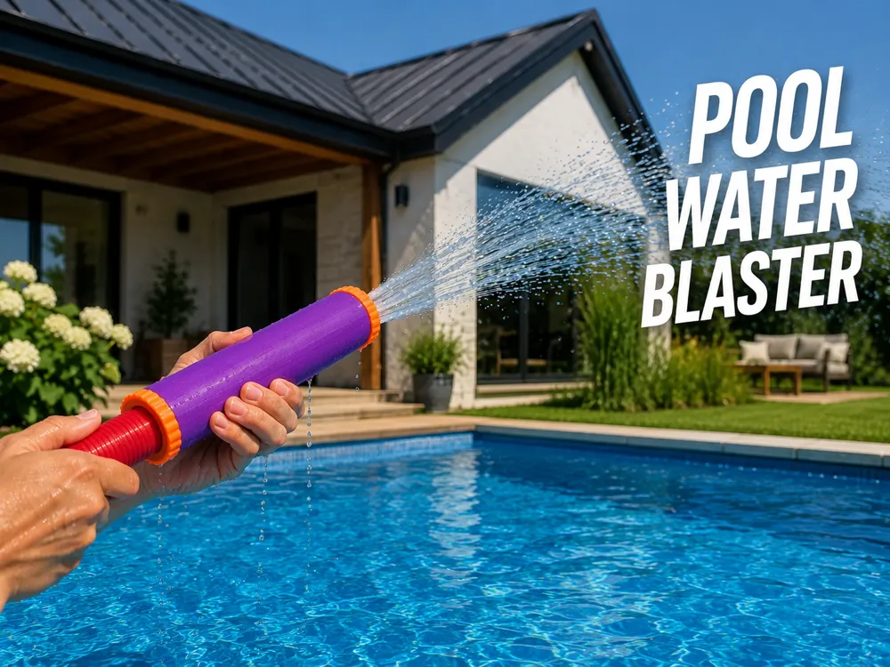 Long Range Water Gun, Pool Blaster (Full Printed) - Outdoor Toys, in stock in India