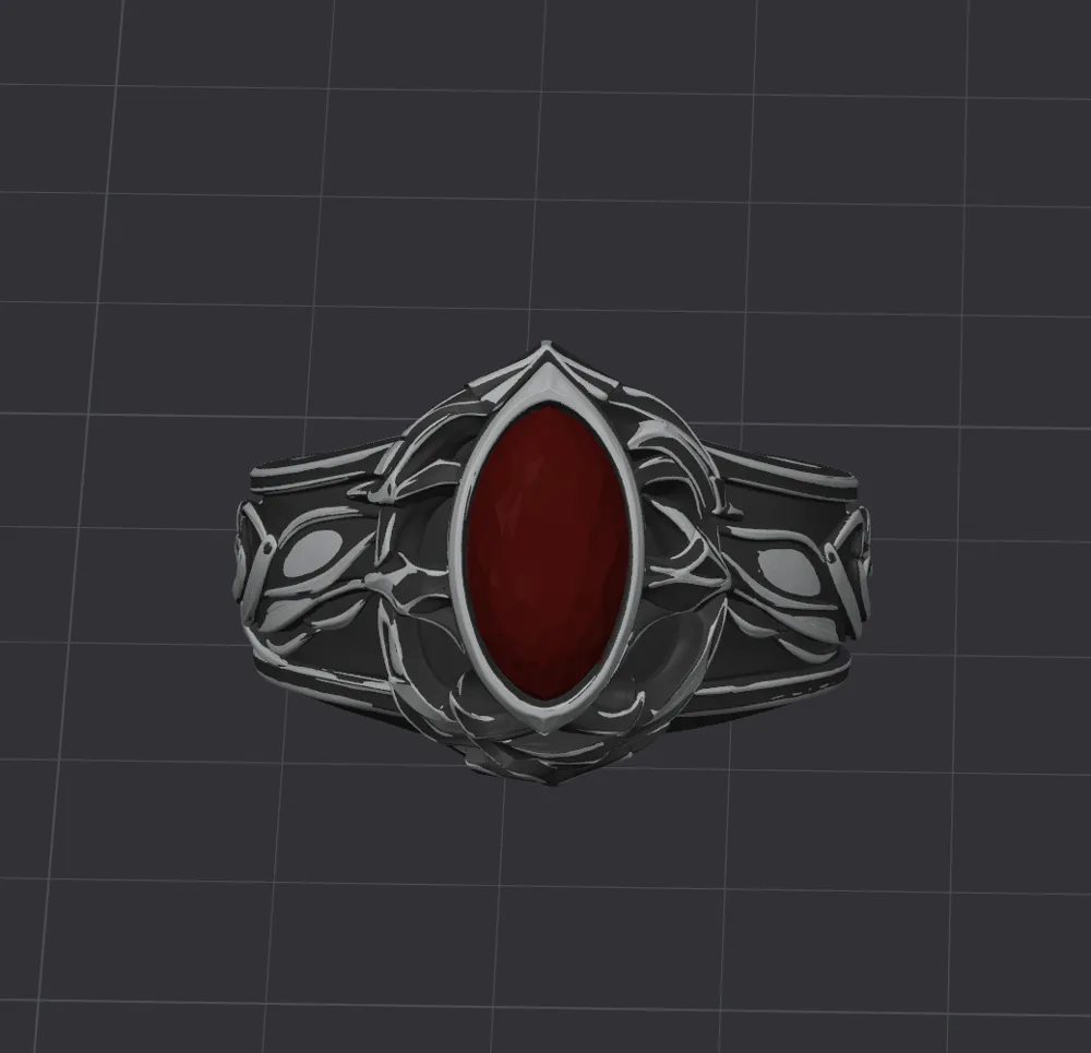 LORD OF THE RINGS NARYA THE RING OF FIRE WORN, photo 3 of 4 - LORD OF THE RINGS NARYA THE RING OF FIRE WORN Art
