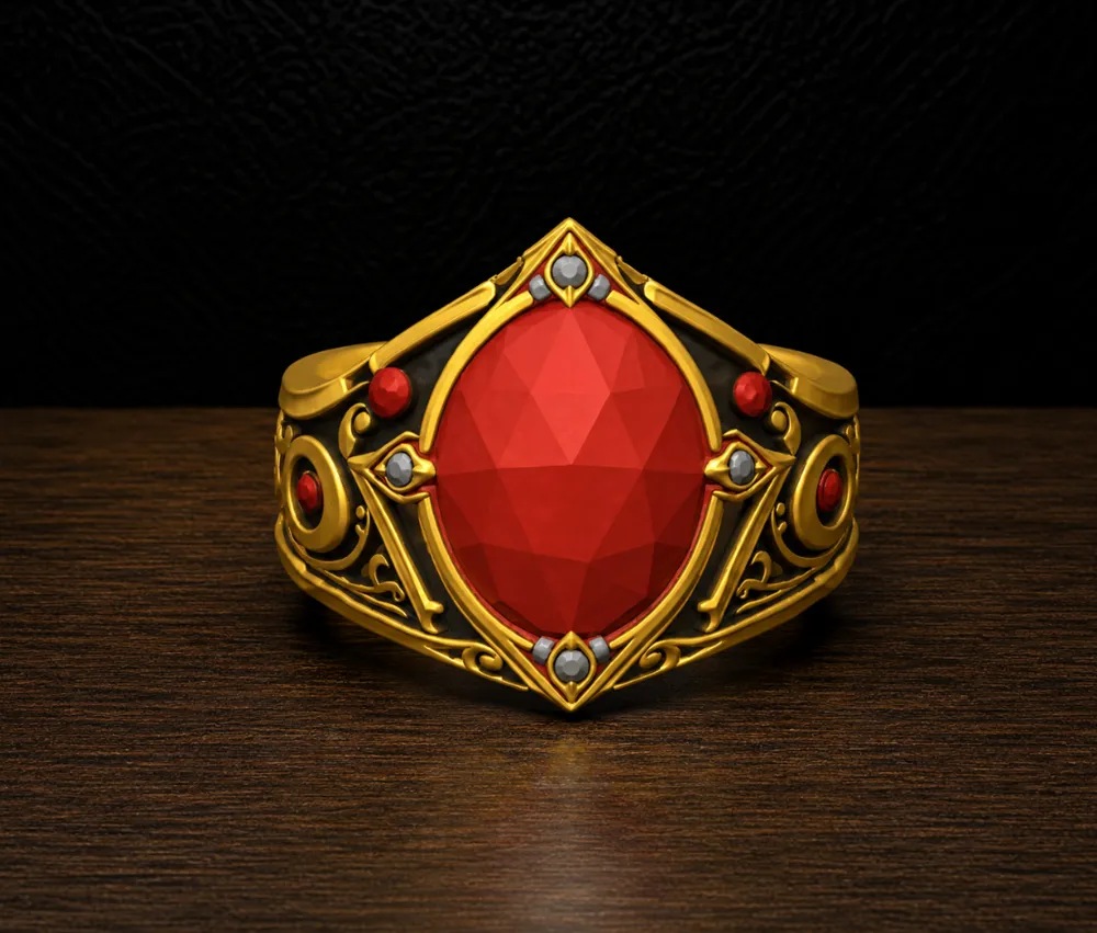 LORD OF THE RINGS SRTARN RING OF PASSION, photo 2 of 4 - LORD OF THE RINGS SRTARN RING OF PASSION Art