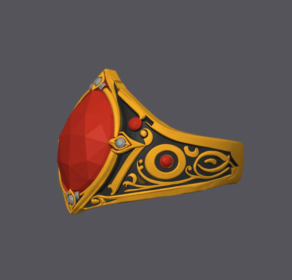 LORD OF THE RINGS SRTARN RING OF PASSION, photo 4 of 4 - LORD OF THE RINGS SRTARN RING OF PASSION Art