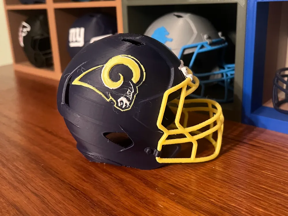 Los Angeles Rams Football Helmet - Football Accessories, in stock