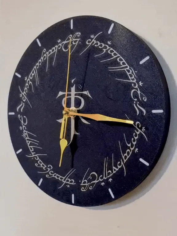 LOTR One Ring Clock - Decor, in stock in India