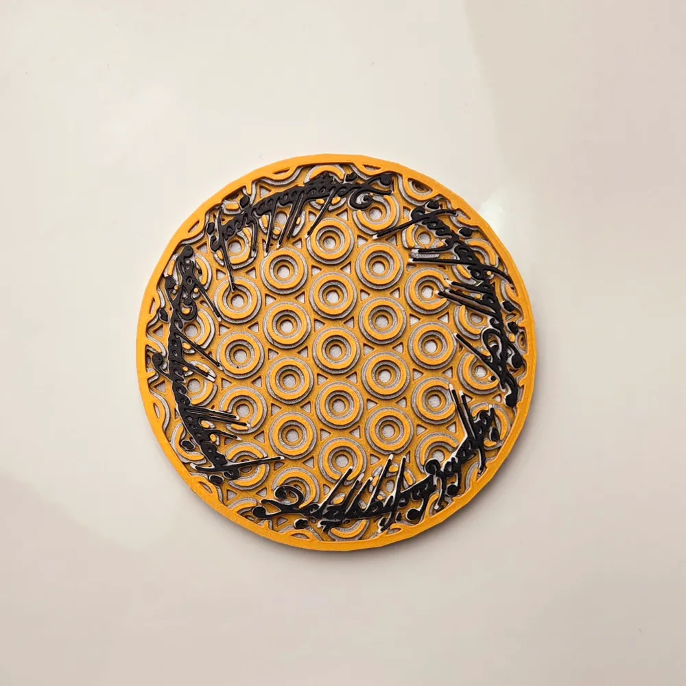 LOTR One Ring Mosaic Coaster, photo 2 of 4 - LOTR One Ring Mosaic Coaster Household