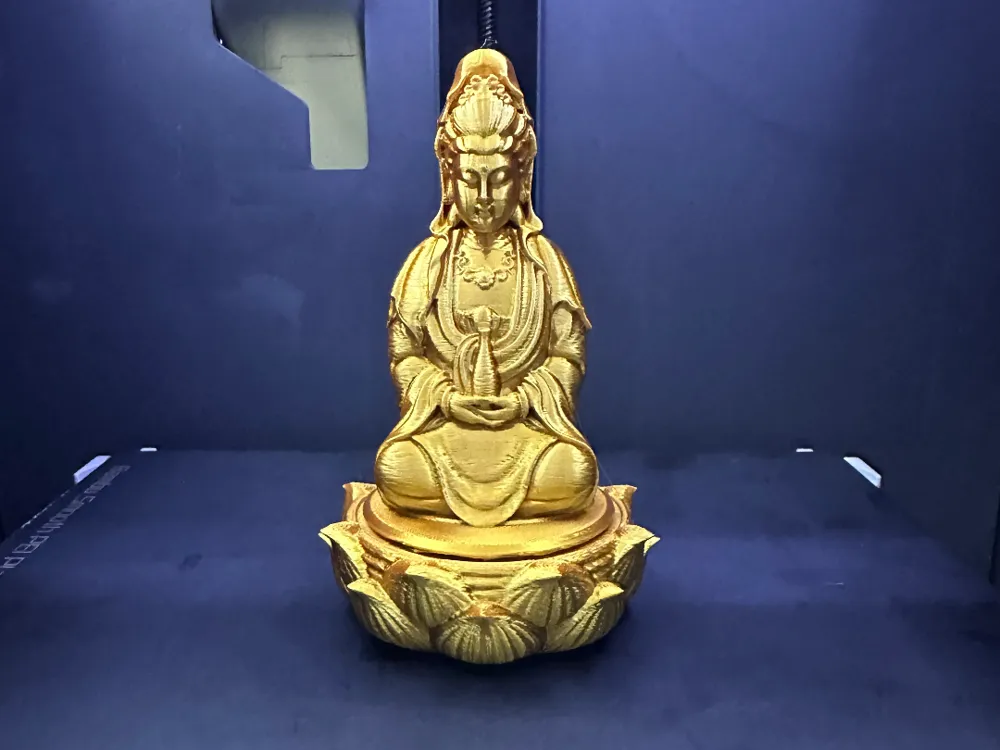 Lotus Guanyin Home Ornament