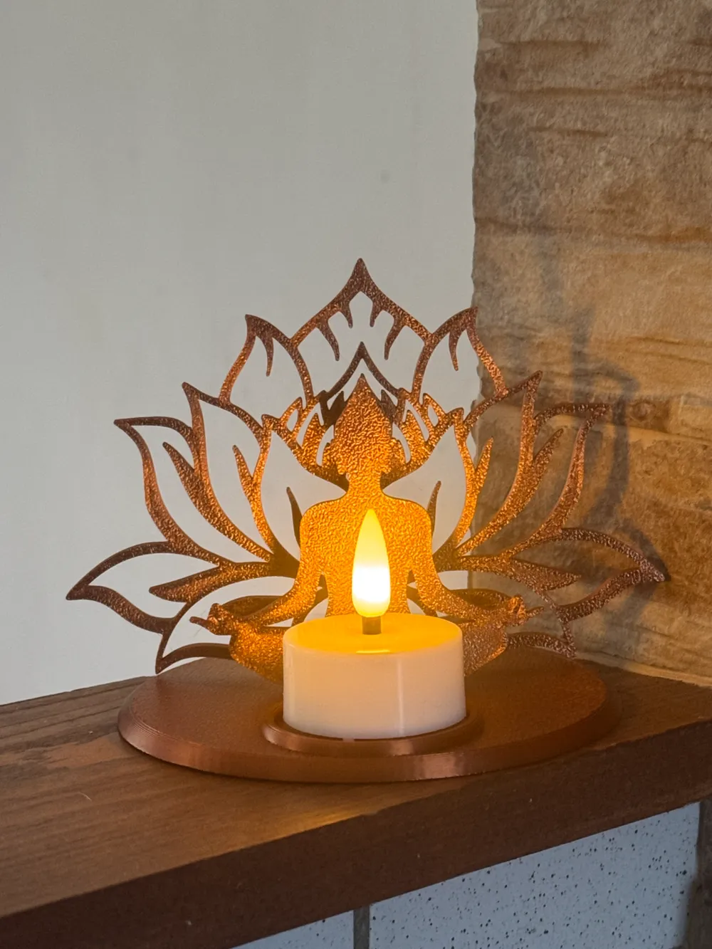 Lotus lamp, photo 2 of 4 - Table & Desk Lamps, decor