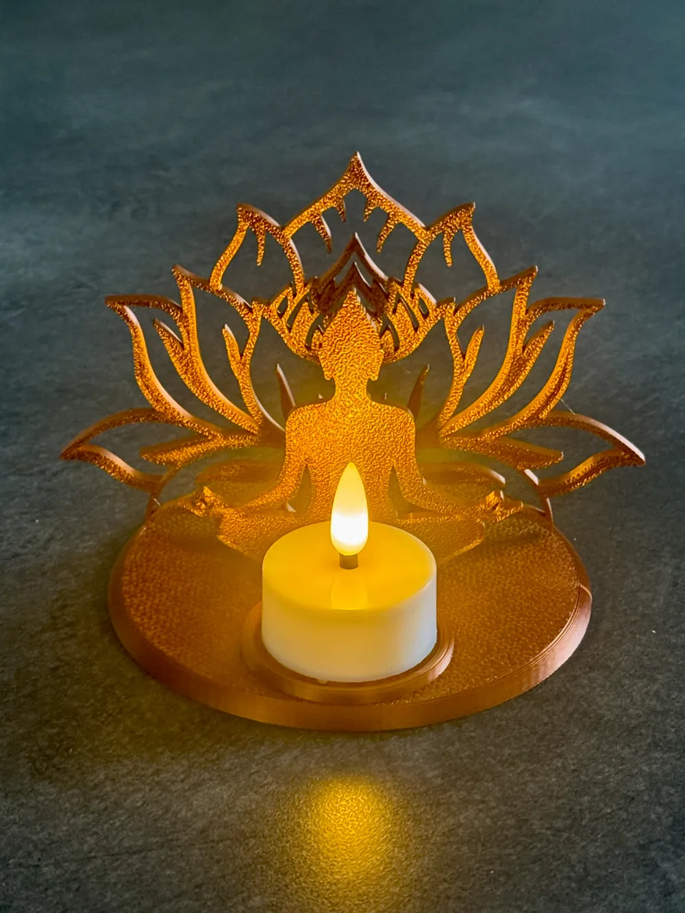Lotus lamp, photo 4 of 4 - Table & Desk Lamps, art