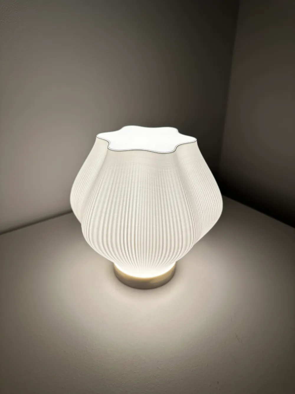 LOTUS lamp for Led kit 001, photo 2 of 4 - Lamp Bases, Kits & Parts, night lamp