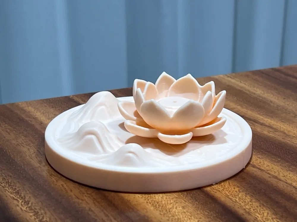 Lotus Mountain Incense Holder
