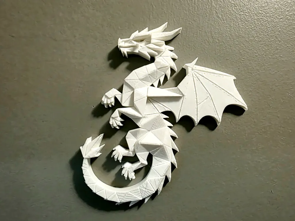 Low P Dragon - Wall Hang, photo 2 of 3 - Low P Dragon - Wall Hang Figurines & Collectibles