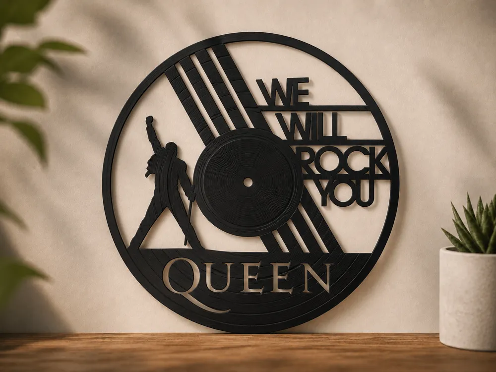 LP-032 | Queen Vinyl Record Wall Art