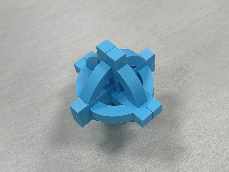 Luban Lock Ball Puzzle, photo 2 of 4 - Luban Lock Ball Puzzle Toys & Games