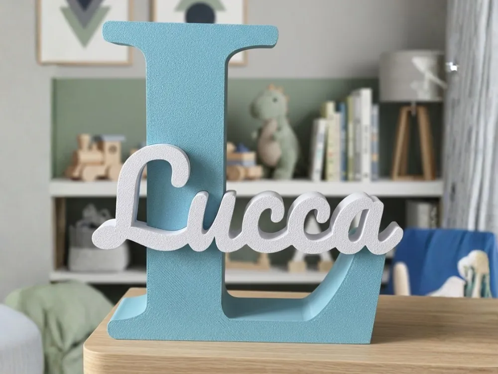 Letreiro com nome Lucca personalizado, another view - Signs & Logos, sign