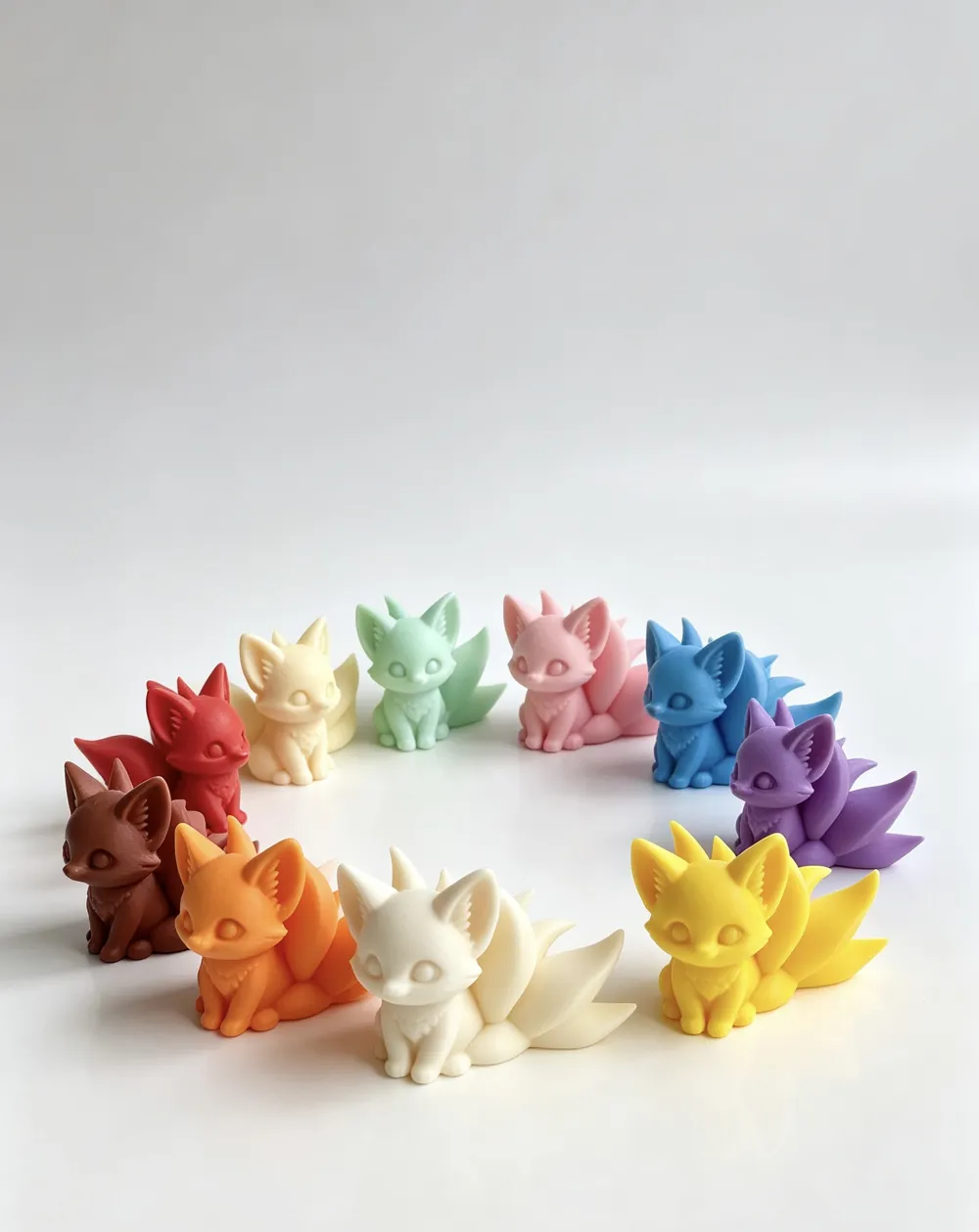 Good Luck Many-tailed Fox, photo 4 of 5 - Wolf & Fox Figurines, Toy