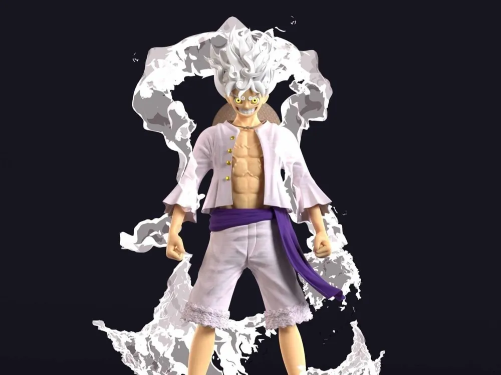 Luffy Gears 5 figure 18cm one colors, photo 2 of 3 - Luffy Gears 5 figure 18cm one colors Toys & Games