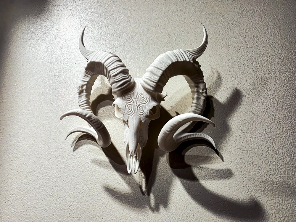 Luminous Ivory Skull