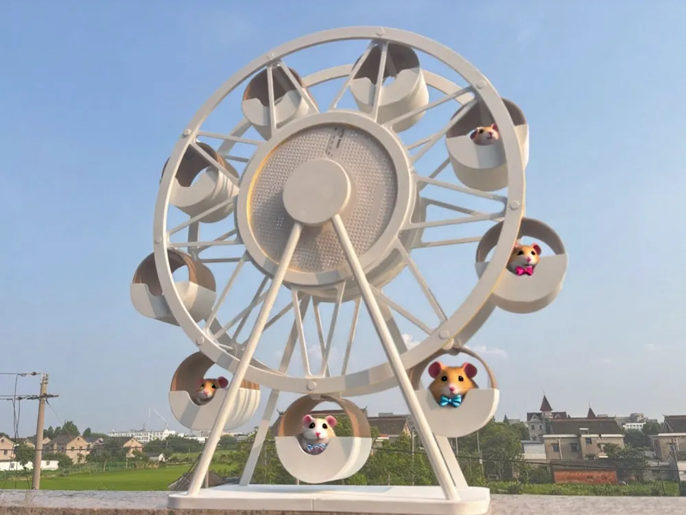 Light-Up Spinning Ferris Wheel