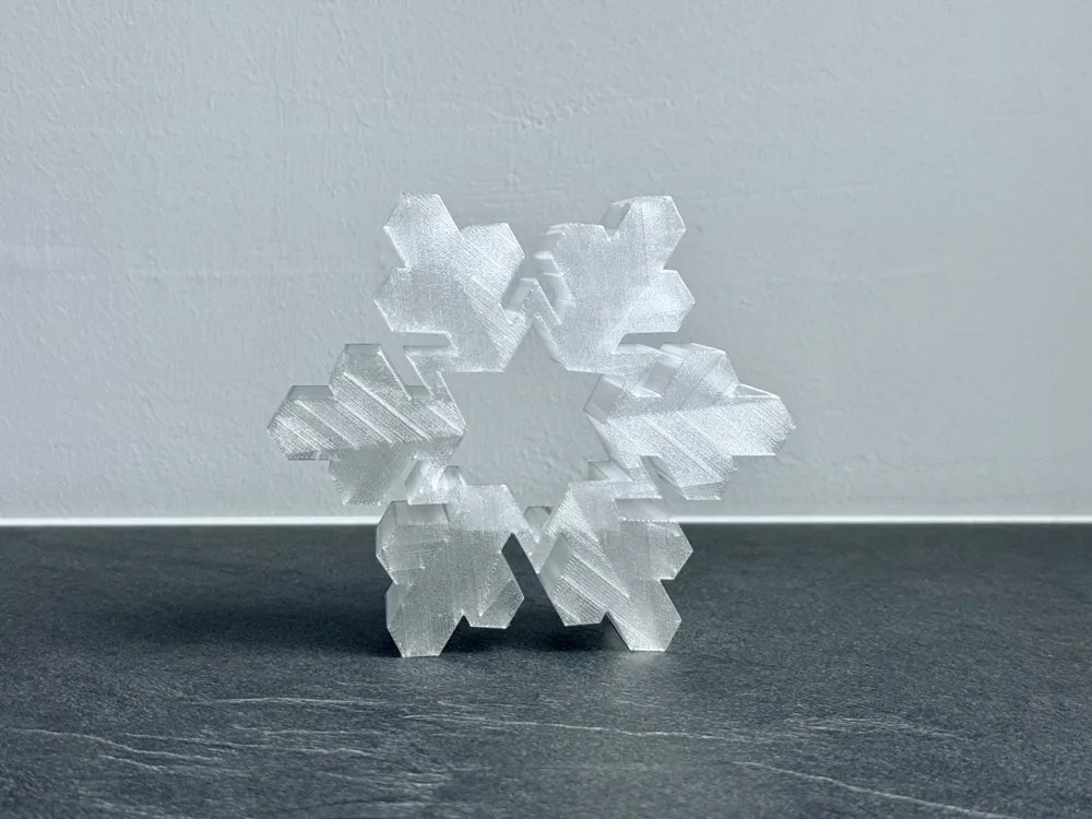 Luminous Snowflake Tealight Holder, photo 4 of 4 - Pattern & Lace Tealight Holders, decor
