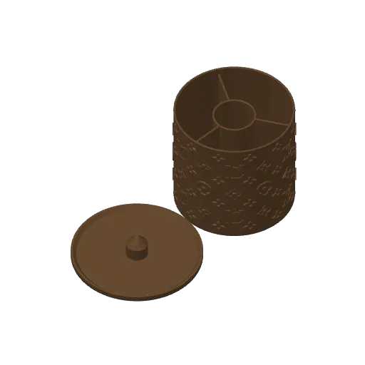 Rotating Luxury Brush Pot, photo 4 of 4 - Rotating Luxury Brush Pot Household