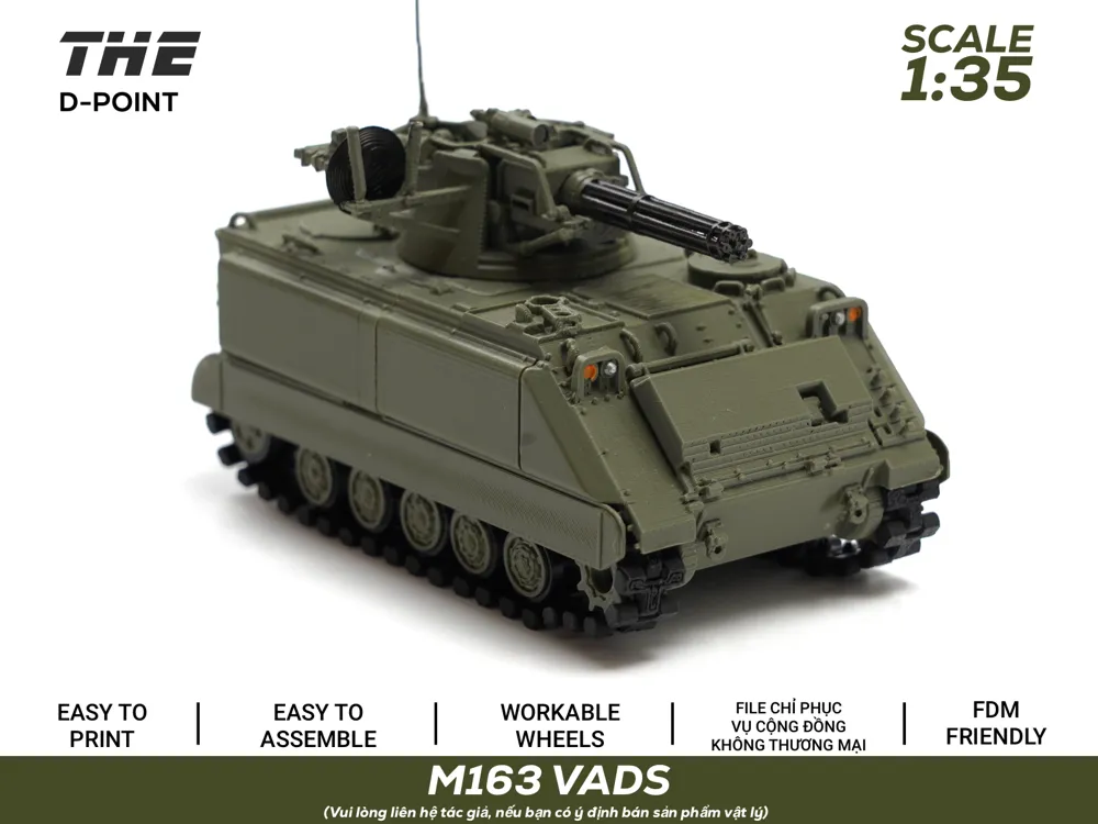 M163 VADS Conversion Kit for M113 | 1:35 Scale, photo 4 of 4 - M163 VADS Conversion Kit for M113 | 1:35 Scale Models, RC & Drones