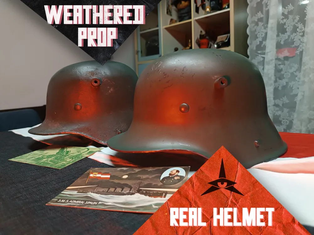 m1916 Stahlhelm 1:1 ww1 german helmet, photo 3 of 4 - m1916 Stahlhelm 1:1 ww1 german helmet Props & Cosplay