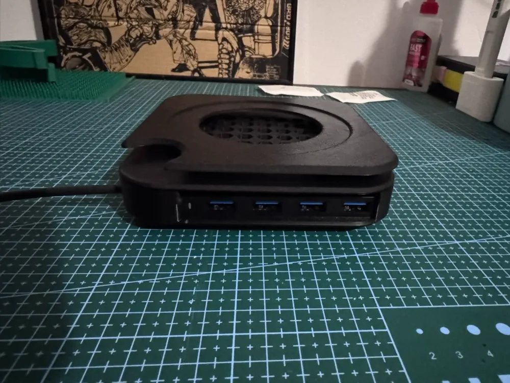 M4 Mac Mini stand with USB hub and SSD enclosure, photo 4 of 4 - M4 Mac Mini stand with USB hub and SSD enclosure Mobile & Device Accessories