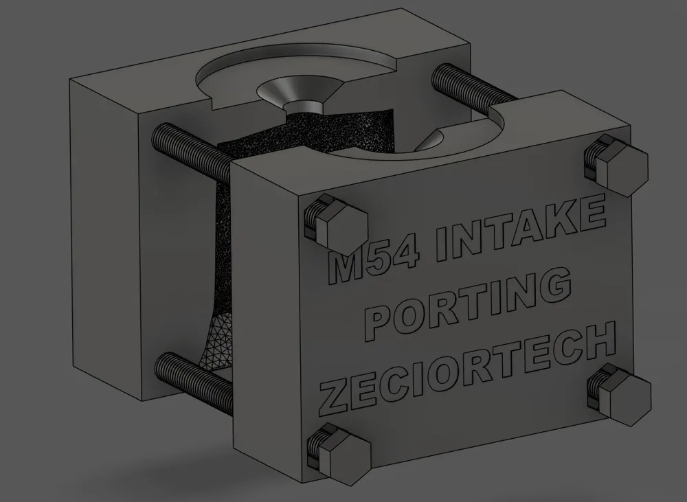 M54 Porting intake silicon form, photo 4 of 4 - M54 Porting intake silicon form Tools