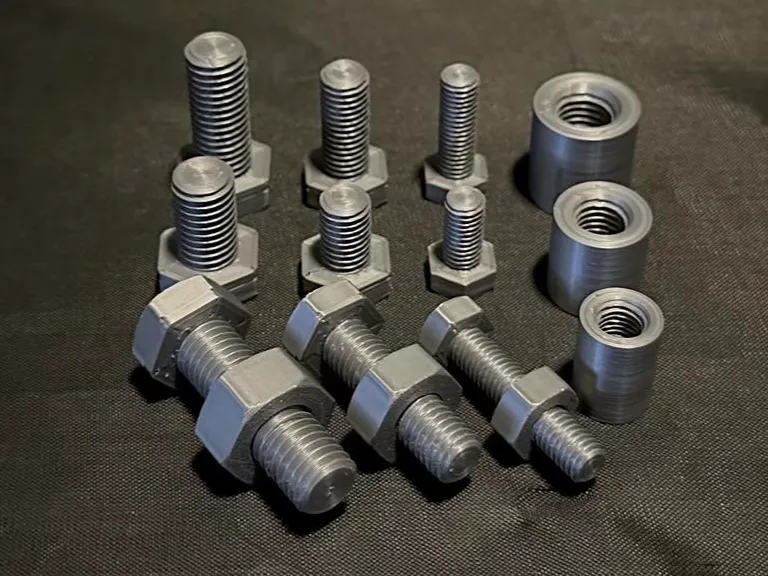 M8 M10 M12 HEX HEAD BOLTS + NUTS +THREAD INSERTS