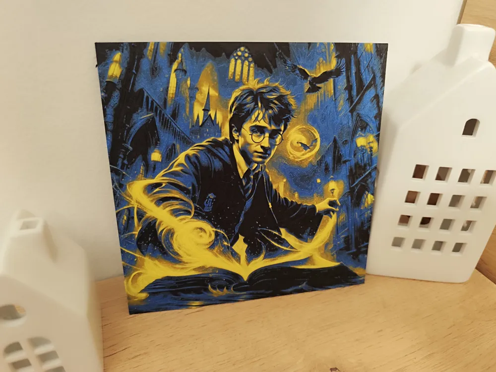 Magic Harry Potter hueforge - A1 mini size, photo 2 of 4 - Magic Harry Potter hueforge - A1 mini size Generative Art