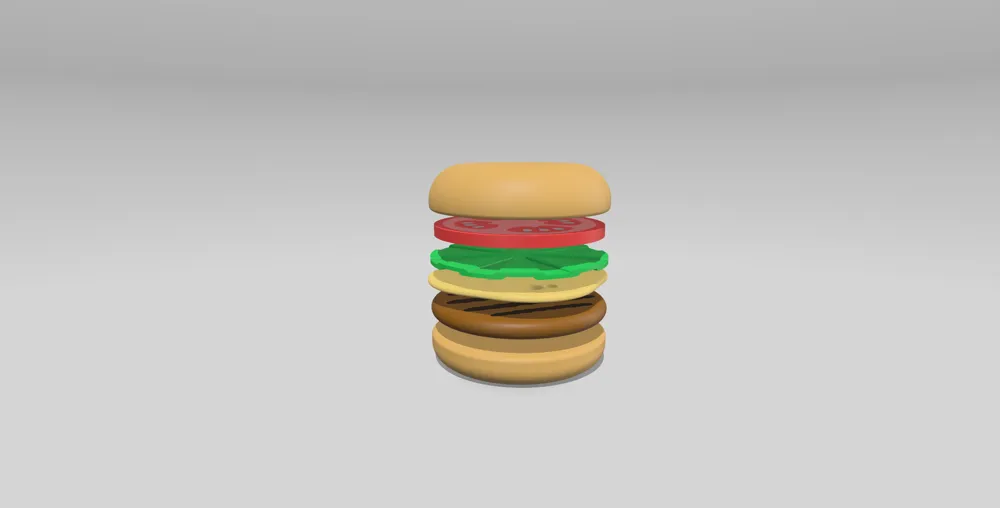 Magnetic Burger, Stackable Burger Toy, photo 3 of 4 - Toys, Games & Hobbies, grill