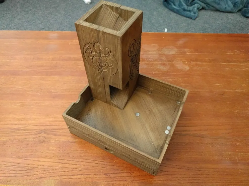 Magnetic Dice Box, Tray, and Tower - Castle & Tower Dice Towers, in stock in India