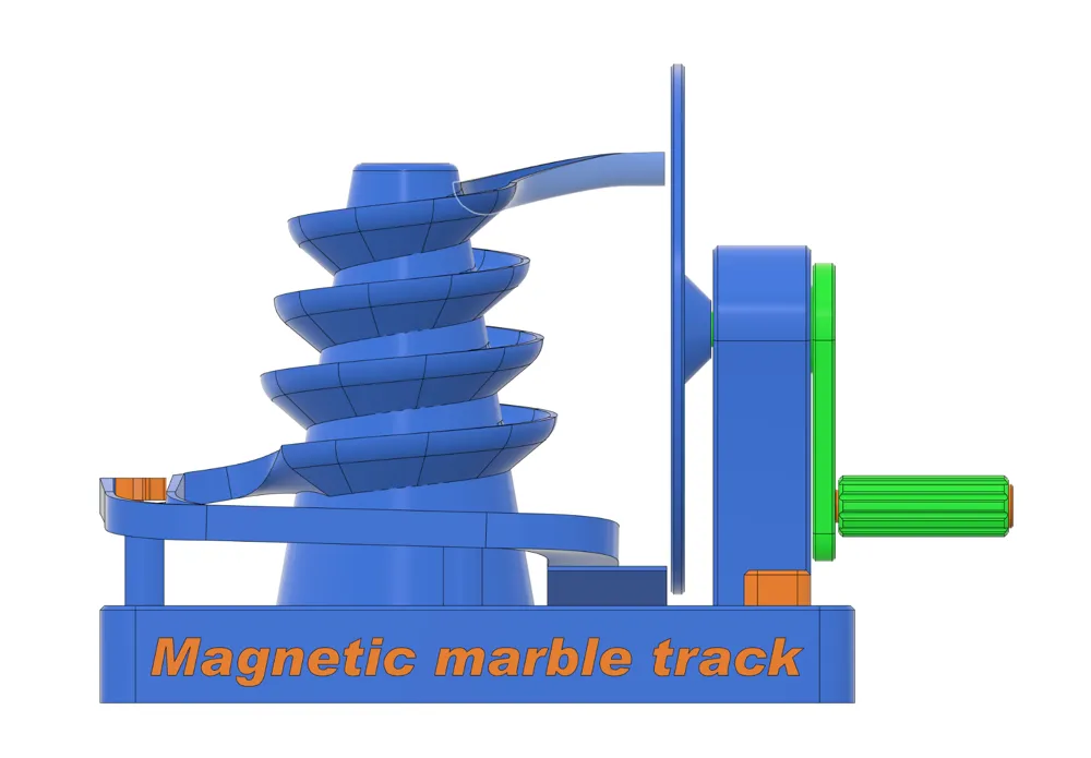 Magnetic Marble Run/Track-Manual version, photo 3 of 4 - Magnetic Marble Run/Track-Manual version Toys, Games & Hobbies